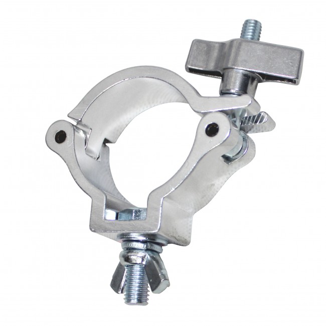 Aluminum Slim M10 O-Clamp with Big Wing Knob for 2 Truss Tube Capacity 165 lbs. 