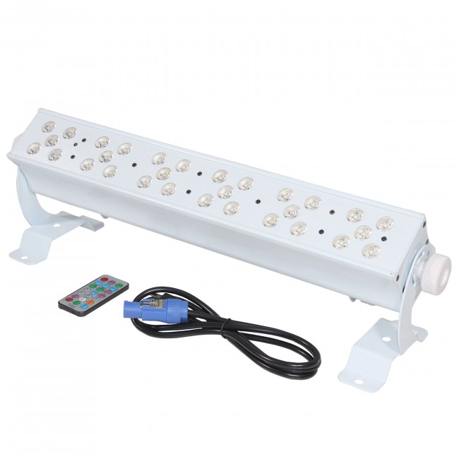 Ultrabright DAZZLER JR 30x3W RGBWA LED Bar | White