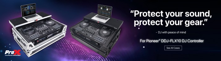 ProX XS-DDJFLX10WLT DJ Controller Case with Laptop Shelf and Wheels. ProX XS-DDJFLX10WLT DJ Controller Case with Laptop Shelf and Wheels