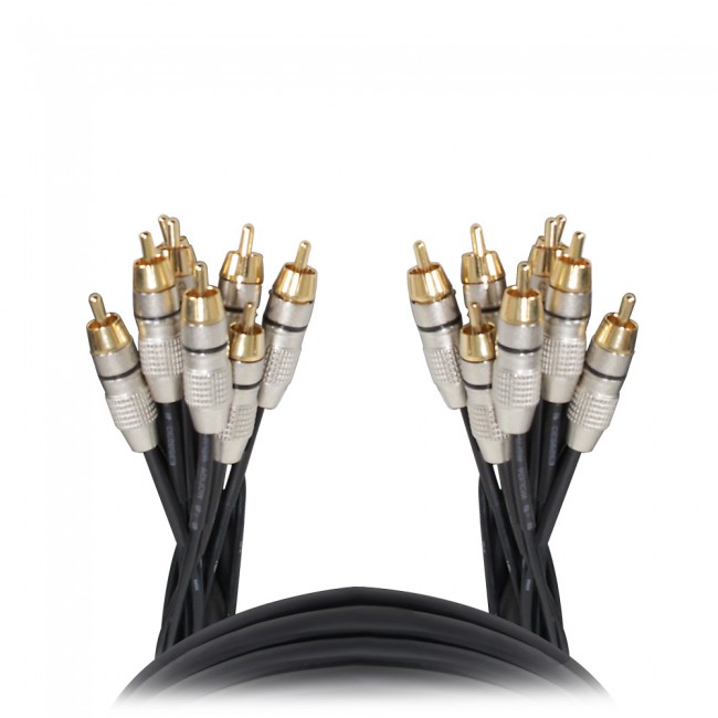 8-Channel  RCA to RCA Cable | 10 FT