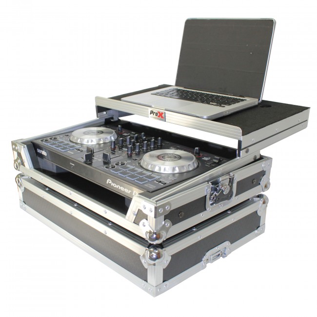 ATA Flight Case For Pioneer DDJ-SB3 DDJ-FLX4 DDJ-400 DJ Controller with Laptop Shelf