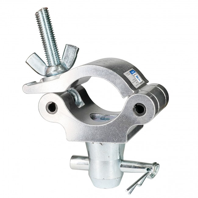 Aluminum Pro M10 Clamp with Half-Conical Connector for 2 Truss Tube Capacity 1102 lbs. 