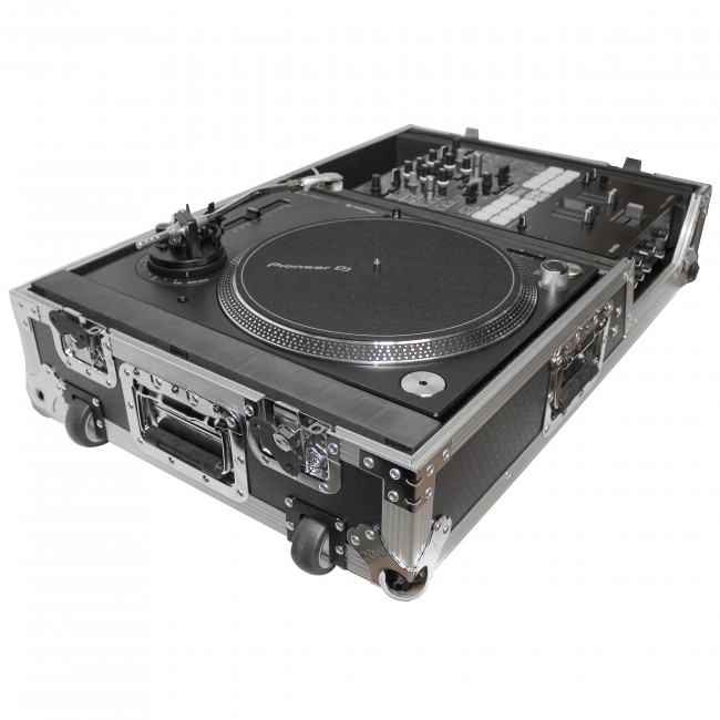 Flight Case for Single Turntable In Battle Mode & 10 Inch or 12 Inch Mixer