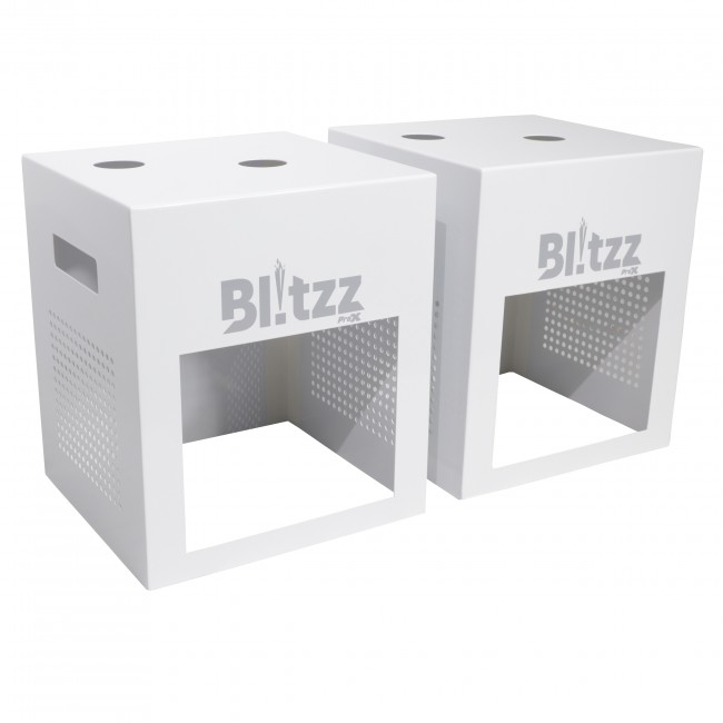 2x Aluminum White Covers for BlitzzFX™ Cold Spark Machine