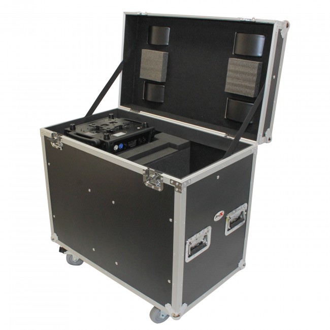 Flight Case for Two 250 Style 5R 200 7R 230 Moving Head Lighting Units Universal