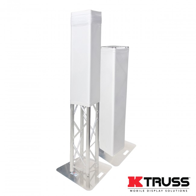 6.56 Ft K-Truss Lightweight Square Truss Totem Package Includes Protective Truss Bag