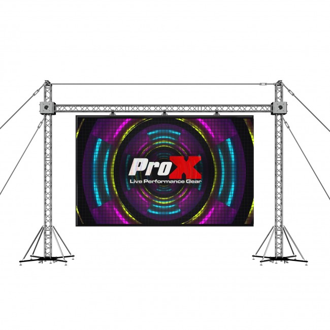 LED Screen Display Panel Video Fly Wall Truss Ground Support System 20'W x 13'H Outdoor w/ Hoist