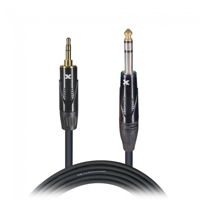 10 Ft. Balanced TRS-M Mini 1/8 to TRS-M  High Performance Audio Cable