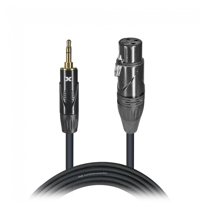 5 Ft. Unbalanced 3.5mm TRS-M Mini to XLR3-F High Performance Audio Cable