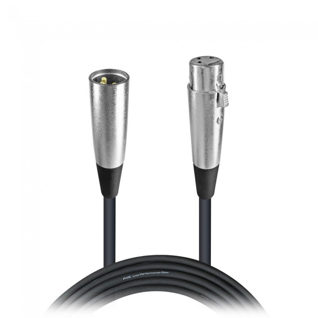 10 Ft. Balanced XLR3-F to XLR3-M Premium Audio Microphone Cable