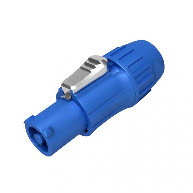 Blue Male Connector for Power Connection compatible devices
