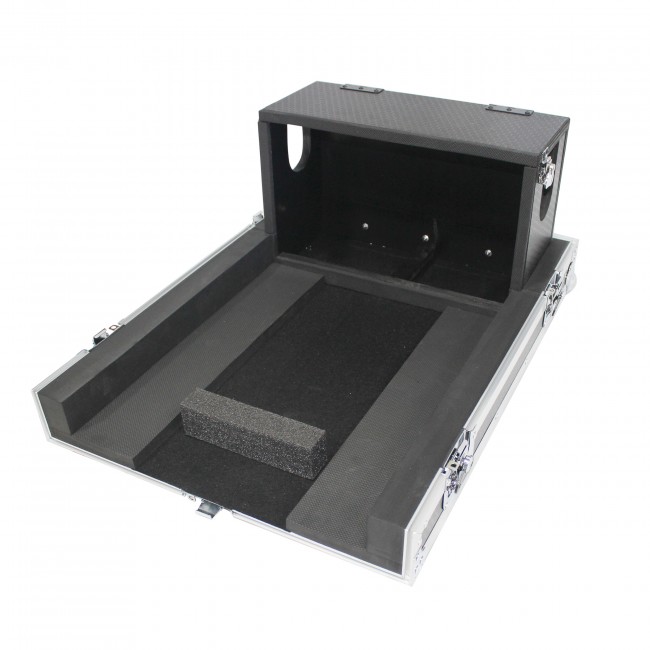ATA Digital Audio Mixer Flight Case for Yamaha QL1 Mixer CaseConsole with Doghouse compartment and Caster wheels