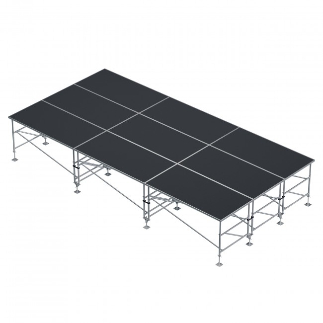 StageQ 9-Stage units - 12' x 24' Package Height Adjustable from 28-48 in. Includes Stabilized Z Frame