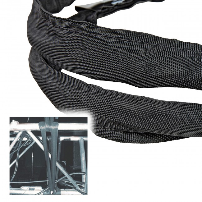 9ft SpanSet slings truss rigging SteelTex™ Round Stage with aircraft steel cable inside - Made in USA