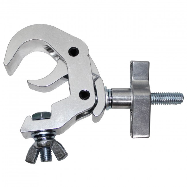 Aluminum Self-Locking M10 Clamp with Big Wing Knob for 2 Truss Tube Capacity 330 lbs.