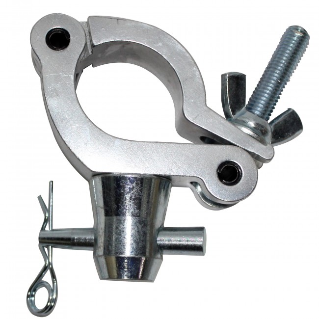 Side Entry Clamp W/Reversed Elbow & Half Coupler For 2 (50mm) Tube Trussing