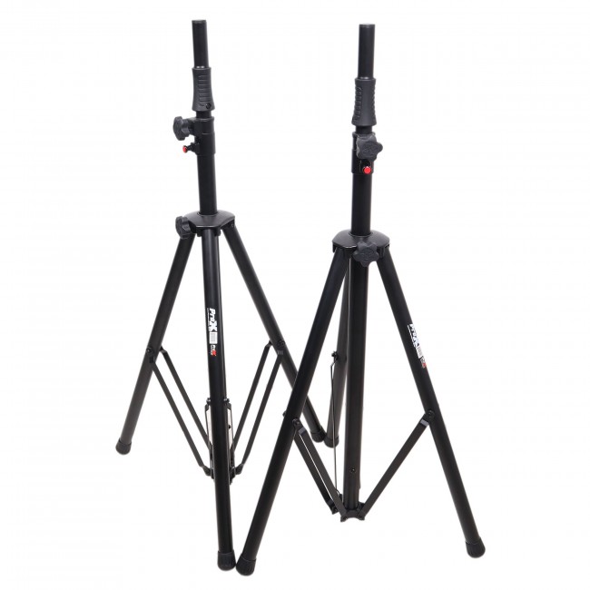 Set/2 Pro Air Speaker stand in Black w/ Carry Bags