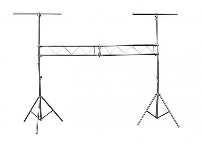 12 Ft Height Adjustable DJ Lighting Stand with (3) I-beam Sections – adjusts up to 12'H x 15'W