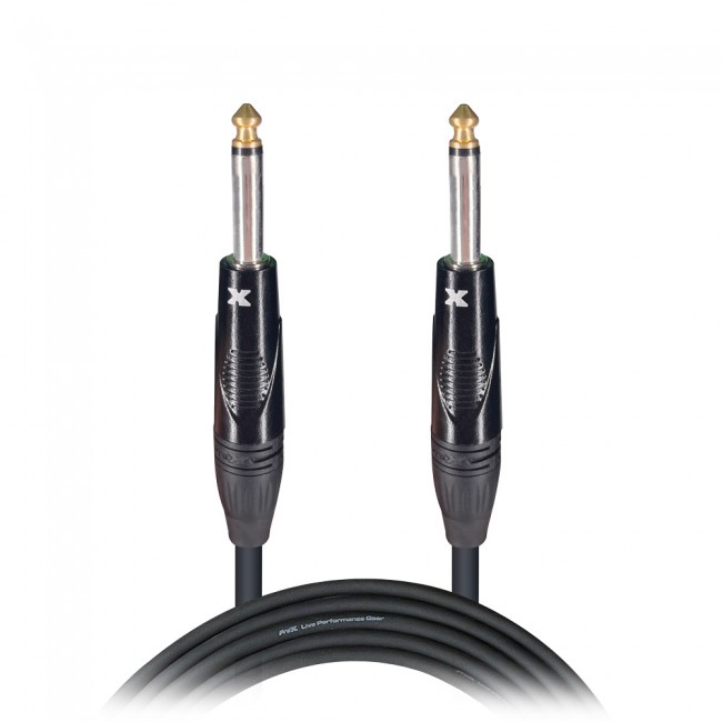 5' Ft. Unbalanced 1/4 TS-M to 1/4 TS-M High Performance Pro Audio Instrument Guitar Cable