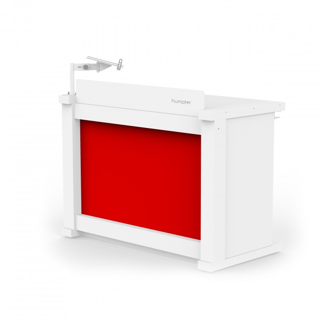 WHITE Front Central Panel Cover for B3 DJ Table Workstation by Humpter