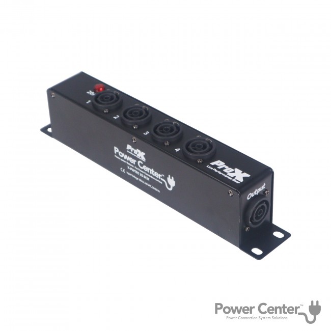 PowerCenter 4-way Power Splitter Box for True Power Connection Powers 5 Devices