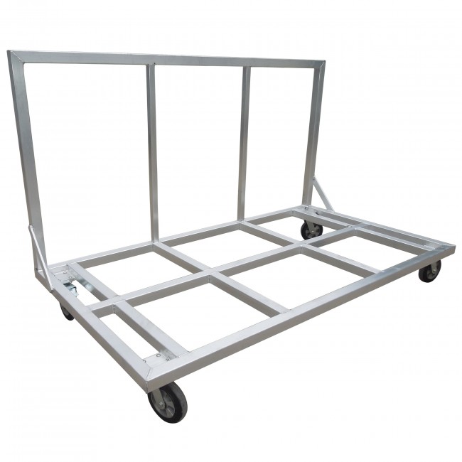 Rolling Stage Dolly Cart Fits up to (10) 4x8 Ft. XSQ Stage Platforms