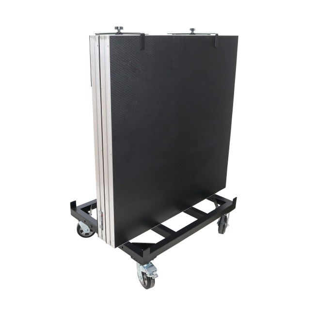 Universal Portable Rolling dolly for 4X4 and 4X8 Ft. Stage Platforms - Supports 6 to 8 Units