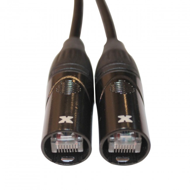 Cat 6 STP Industrial Outdoor Ethernet Cable RJ45 Dust Cap Plug Certicable 25 Ft