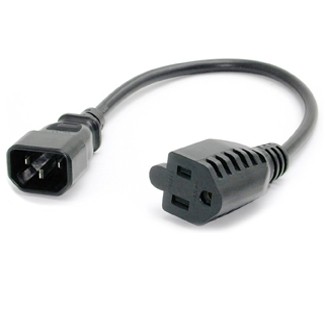 18 AWG Power Adapter Cord Edison Female to IEC Male