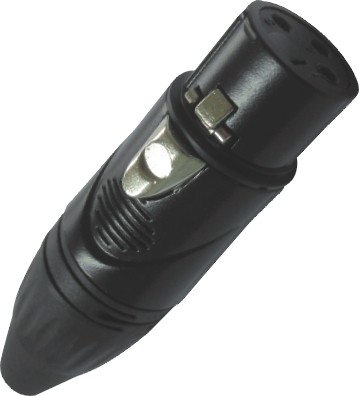 High Performance Male Connector Plug with Solder Point for XLR Mic Cable