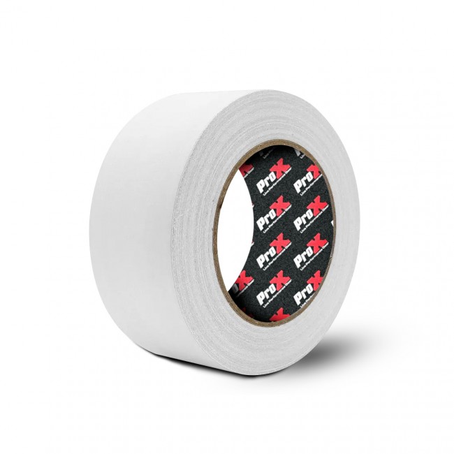  3 Inch Matte White Commercial Gaffer Tape 180' FT – 60 YD. per roll Cloth Vinyl No Residue - 11.8 ml