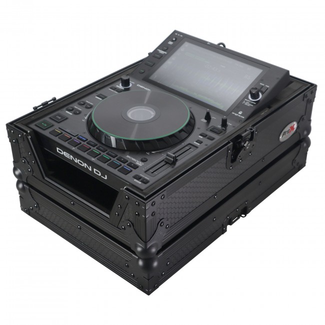 Flight Case for Pioneer CDJ-3000 DJS-1000 Denon SC6000 PRIME Large Format CD-Media Player Black on Black