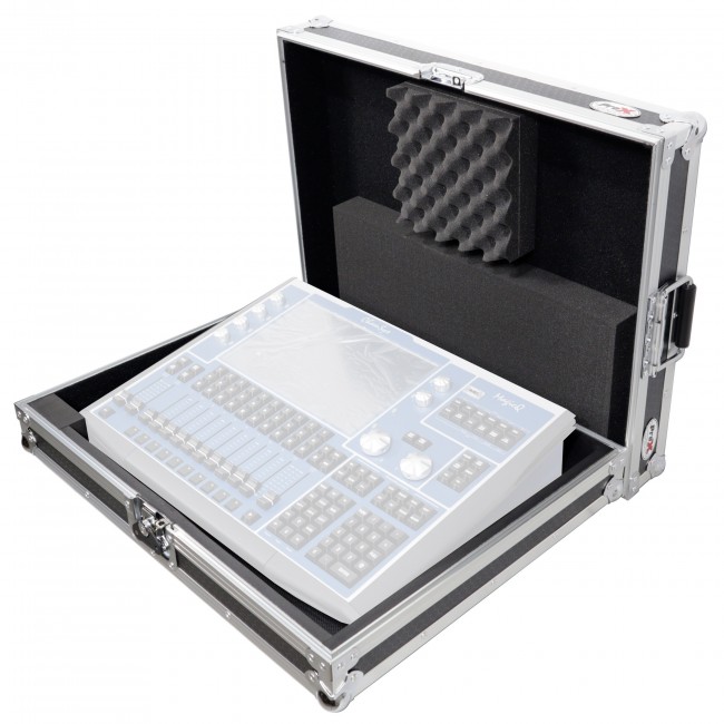 Universal Flight Style Digital Audio Mixer Console Road Case with Diced Foam – Fits up to 18 x 21 Mixers