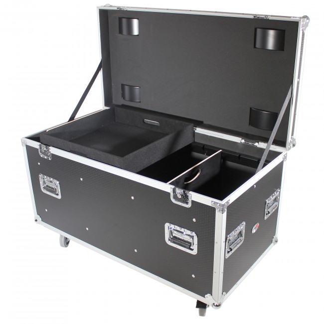 ATA Utility Flight Travel Heavy-Duty Storage Road Case with 4 in casters – 47.2x23.6x23.6 Exterior