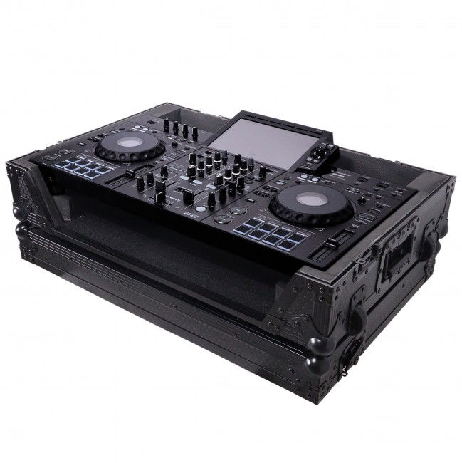 ATA Flight Case ATA Flight Case For Pioneer XDJ-RX3 DJ Controller with 1U Rack Space and Wheels - Black