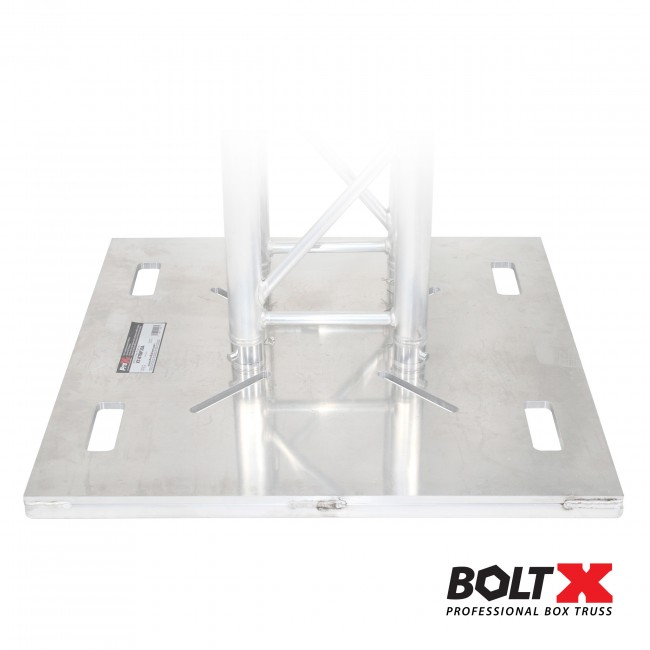 BoltX 24 inch Steel Aluminum Base Plate for Bolted Box Truss