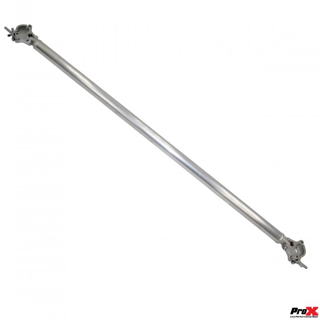 59 Inch (149.86cm) Single Truss Tube W-Clamp and Hinge on Each End | 2 Inch | 2mm Wall