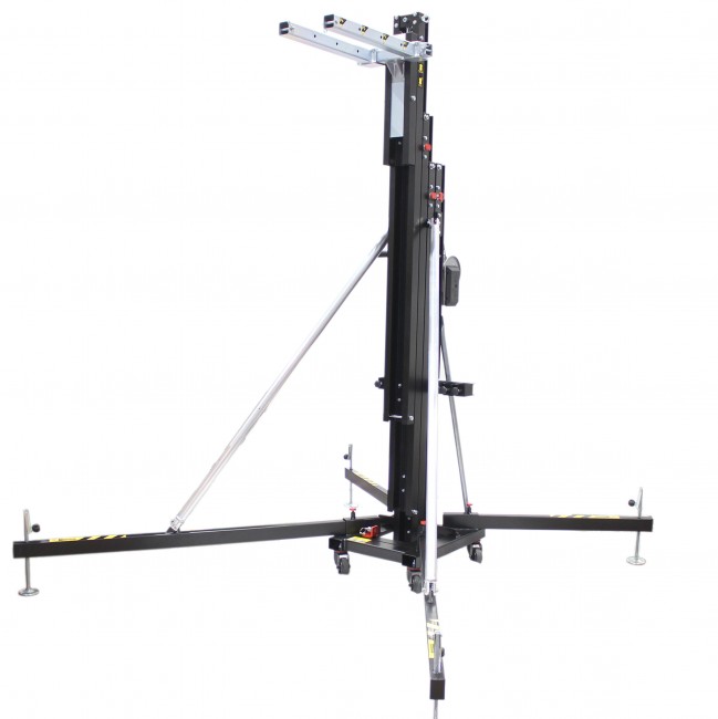FANTEK Spain Compact Front Loading Lifting Line Array Systems Tower 518 lbs Cap Max Height 16 ft Incl Line Array Adapter 