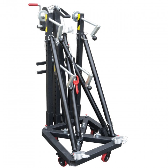 Rolling Ground Support Base w/ 4 Outriggers and Winch - 500 lbs Capacity
