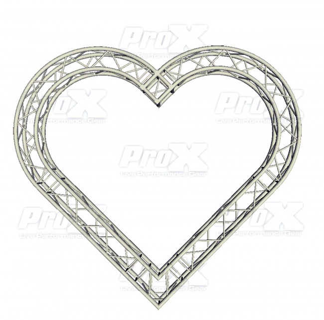 Wedding Heart10fT Decorative Circle Trussing Unit with 8 F34 Truss Segments