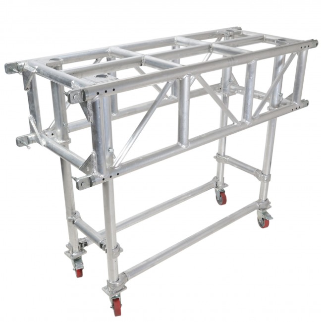 5' FT Pre-Rig Rectangular Truss Segment with Removable Rolling Base System