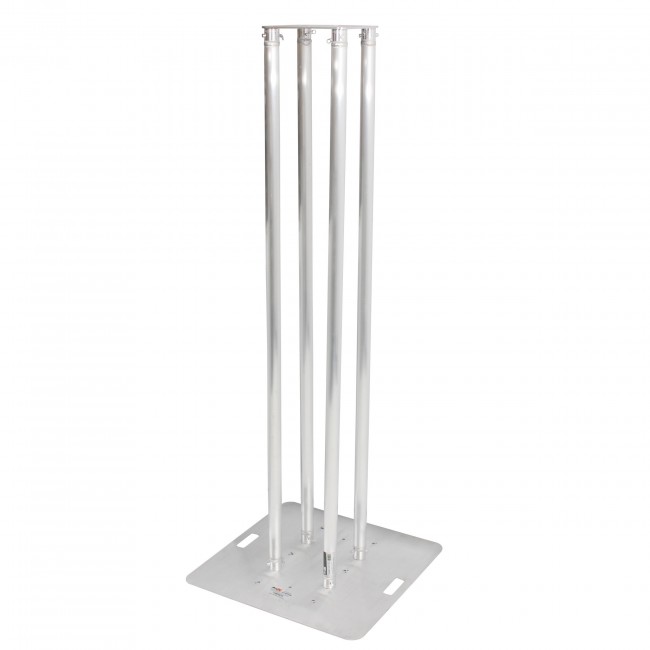 6.56ft Totem Package Includes a 12in Top Plate, 30in Base Plate and Four 2m F31 Tubes W-White Scrim Cover