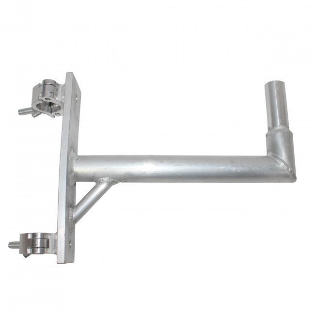 14 inch Speaker Mounting Pole Extension with Dual Truss Clamps for F34 F32 F31 Segments - 2 Diameter