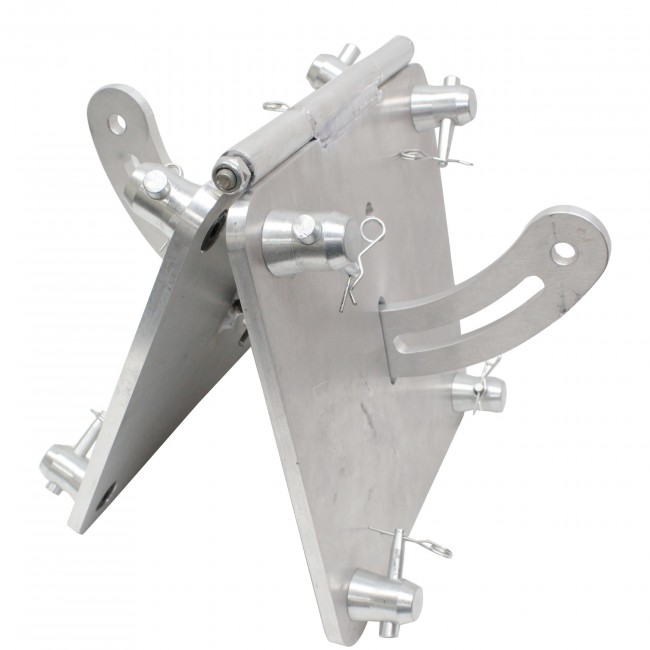 Adjustable Book-Hinge Connection 0° to 180° for F34 Conical Truss