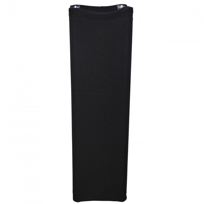 Black 3.28ft 1M Lycra Cover Scrim Sleeve fits 12In. Quad Box Truss Segment