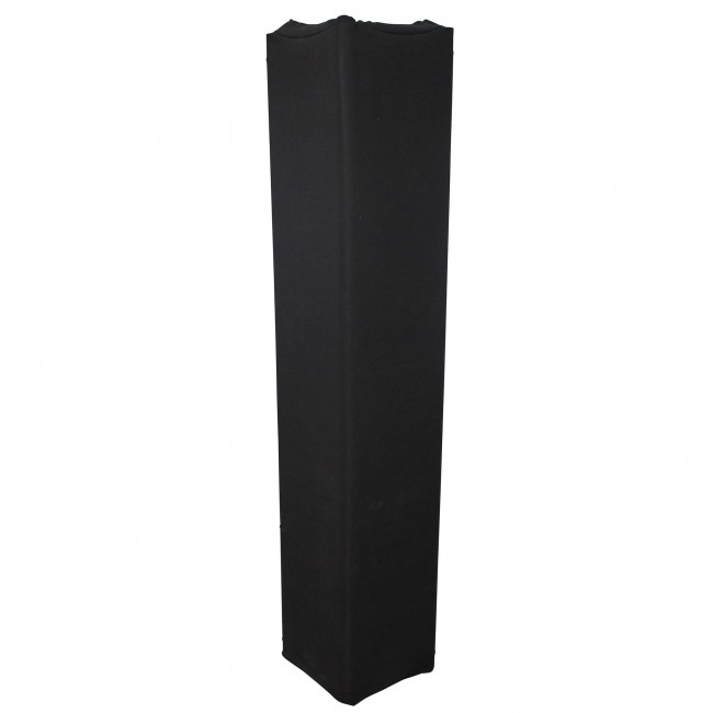 Black 9.84Ft. 3M Lycra Cover Scrim Sleeve fits 12in Quad Box Truss Segment