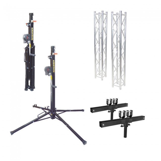 12' Ft Package of Two Fantek T-101D Top Loading Towers Includes 2x 6' F34 Truss and T-Adapters