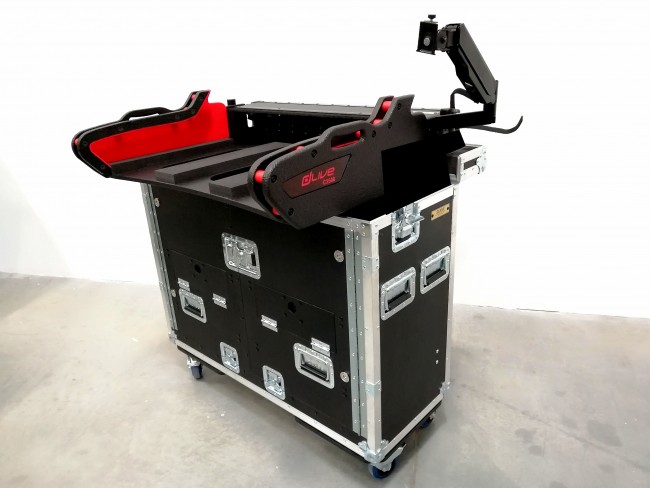 For Allen and Heath DLive C3500 Flip-Ready Hydraulic Console Easy Retracting Lifting Detachable Case by ZCAS