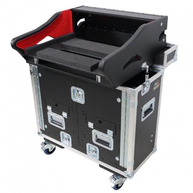For Allen and Heath SQ-6 Flip-Ready Hydraulic Console Easy Retracting Lifting Case by ZCASE