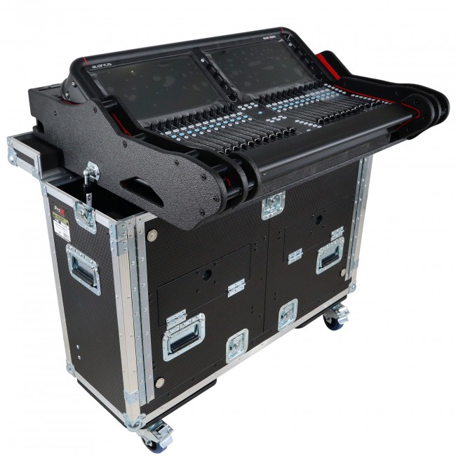 For Allen and Heath AVANTIS Flip-Ready Hydraulic Console Easy Retracting Lifting Case by ZCASE